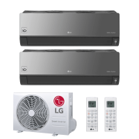 LG MultiSplit Artcool Mirror - 2x AC09BK + MU2R15 - 2,5 kW