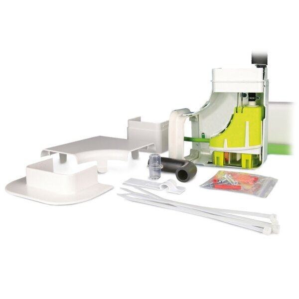 Aspen Kondensatpumpe mit Kanal FP3312 Silent+ Mini Lime - Slimline Cremeweiß