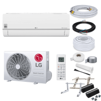 LG Klimaanlage Standard Plus PC12SK R32 Wandgerät-Set 3,5 kW mit Montage Set und Befestigung - ohne Montage Set - ohne Befestigung