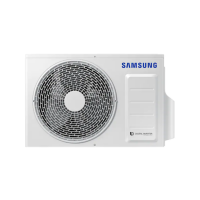 Samsung Klimaanlage Wind-Free Elite AR09CXCAAWKNEU/X R32 Wandgerät-Set 2,5 kW - 13 Meter - Wandkonsole MS230
