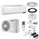 Samsung Klimaanlage Wind-Free Avant AR09TXEAAWKNEU/X R32 Wandgerät-Set 2,5 kW mit Montage Set und Befestigung - 15 Meter Dachkonsole MT630