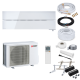 Mitsubishi Klimaanlage Diamond MSZ-LN25VG2 W R32 Wandgerät-Set 2,5 kW - Natural White - 3 Meter - ohne Befestigung