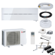 Mitsubishi Klimaanlage Diamond MSZ-LN35VG2 W R32 Wandgerät-Set 3,5 kW - Natural White - 3 Meter - ohne Befestigung