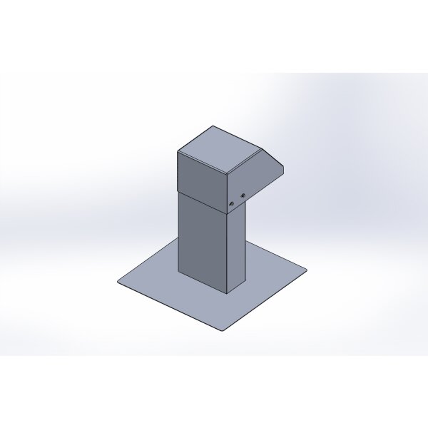 FDD-03 Flachdachdurchführung aus Aluminium
