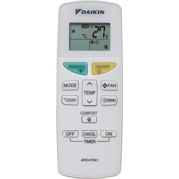 Daikin Klimaanlage Siesta ATXF35E R32 Wandgerät-Set 3,3 kW - ohne Quick Connect - ohne Befestigung - ohne WiFi