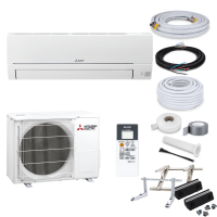 Mitsubishi Klimaanlage MSZ-HR25VF R32 Wandgerät-Set...