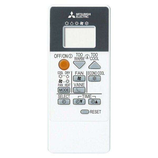 Mitsubishi Klimaanlage MSZ-HR25VF R32 Wandgerät-Set 2,5 kW mit Montage Set und Befestigung (WiFi optional) - 18 Meter Wandkonsole MS230 ohne WiFi