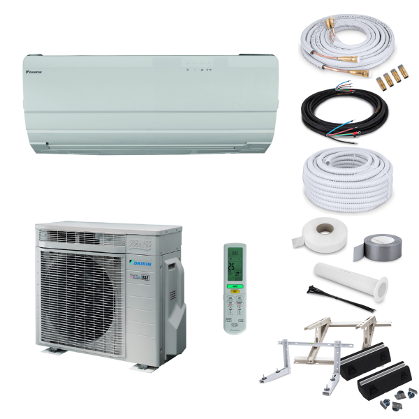 Daikin Klimaanlage Ururu Sarara FTXZ25N R32 Wandgerät-Set 2,5 kW - 3 Meter - ohne Befestigung - ohne WiFi