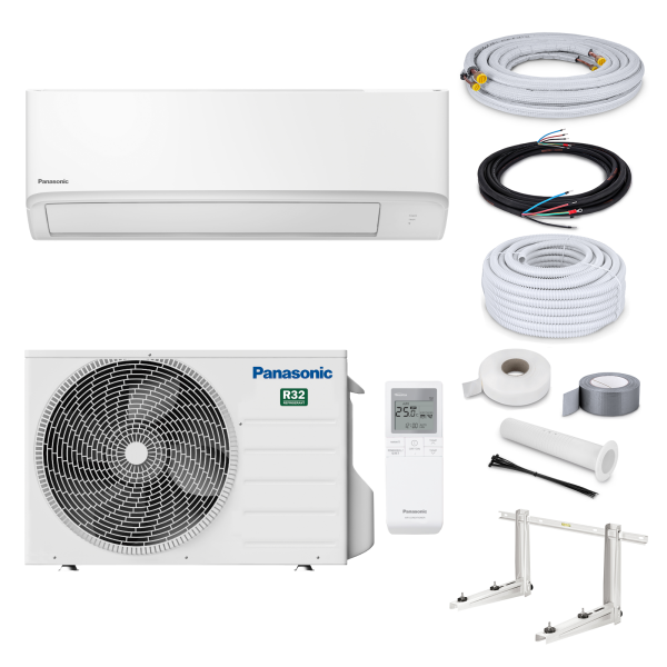 Panasonic Klimaanlage Ultrakompakt KIT-TZ35ZKE  Wandgerät-Set 3,5 kW - 12 Meter - Wandkonsole MS230