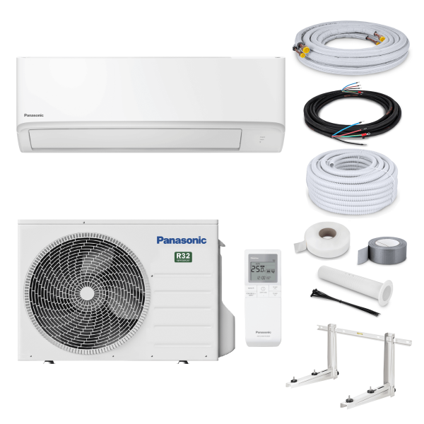 Panasonic Klimaanlage Ultrakompakt KIT-TZ50ZKE  Wandgerät-Set 5,0 kW - 13 Meter - ohne Befestigung