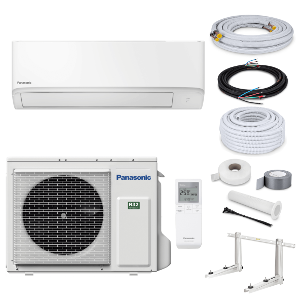 Panasonic Klimaanlage Ultrakompakt KIT-TZ71ZKE  Wandgerät-Set 7,1 kW - 3 Meter - ohne Befestigung