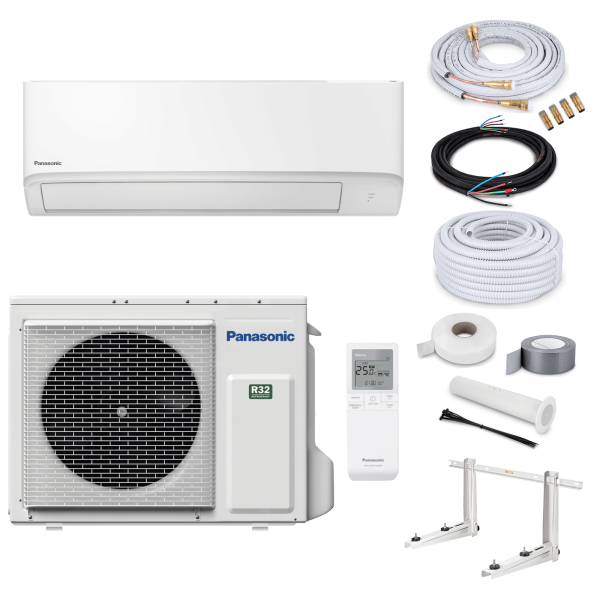 Panasonic Klimaanlage Ultrakompakt KIT-TZ71ZKE  Wandgerät-Set 7,1 kW - 3 Meter - ohne Befestigung