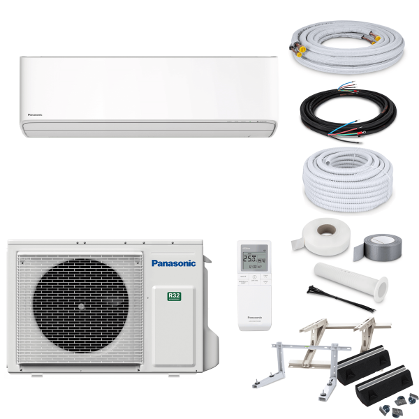 Panasonic Klimaanlage Etherea KIT-Z71ZKE R32 Wandgerät-Set 7,1 kW - 4 Meter - ohne Befestigung
