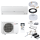 Mitsubishi Klimaanlage MSZ-HR50VF R32 Wandgerät-Set 5,0 kW - 19 Meter + Nachfüllung - Wandkonsole MS253 - mit WiFi