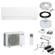 Mitsubishi Klimaanlage MSZ-AY20VGK Wandgerät-Set 2,0 kW - 3 Meter - Bodenkonsole GDS400
