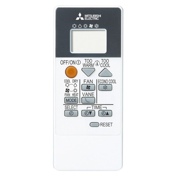 Mitsubishi Klimaanlage MSZ-HR25VF R32 Wandgerät-Set 2,5 kW mit Quick Connect und Befestigung (WiFi optional) - 16 Meter mit Nachfüllung ohne Befestigung mit WiFi