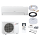 Mitsubishi Klimaanlage MSZ-HR25VF R32 Wandgerät-Set 2,5 kW mit Quick Connect und Befestigung (WiFi optional) - 16 Meter mit Nachfüllung ohne Befestigung mit WiFi