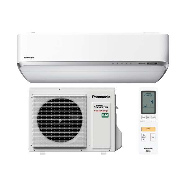 Panasonic Klimaanlage Heatcharge KIT-VZ9SKE R32 Wandgerät-Set 2,5 kW - ohne Montage Set - ohne Befestigung - ohne WiFi