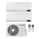 Samsung MultiSplit Wind-Free Comfort - 2x AR09TXFCAWKNEU + AJ040TXJ2KG/EU -  2,5 kW