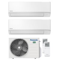 Panasonic MultiSplit Duo Ultrakompakt 2x CS-TZ25WKEW +...