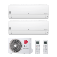 LG MultiSplit Deluxe - 2x DC12RK + MU2R17 - 3,5 kW