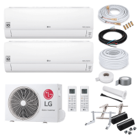 LG MultiSplit Deluxe - 2x DC09RK + MU2R15 - 2,5 kW mit...