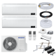 Samsung MultiSplit Wind-Free Avant - 2x AR12TXEAAWKNEU + AJ050TXJ2KG/EU - 3,5 kW - ohne Montage Set - Wandkonsole MS253