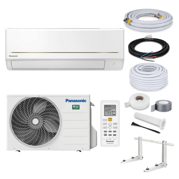 Panasonic Klimaanlage Basic KIT-BZ25ZKE R32 Wandgerät-Set 2,5 kW - 3 Meter - ohne Befestigung - ohne WiFi