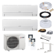 Mitsubishi MultiSplit - 2x MSZ-HR35VF + MXZ-2HA50VF - 3,5 kW - ohne Quick Connect - Wandkonsole MS253 - ohne WiFi