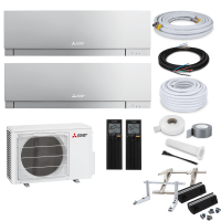 Mitsubishi MultiSplit Premium - 2x MSZ-EF35VGK W/S/B +...