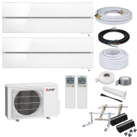 Mitsubishi MultiSplit Diamond - 2x MSZ-LN25VG2 W/V/B/R +...