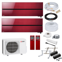 Mitsubishi MultiSplit Diamond - 2x MSZ-LN35VG2 W/V/B/R +...