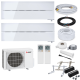 Mitsubishi MultiSplit Diamond - 2x MSZ-LN35VG2W + MXZ-2F53VF4 - 3,5 kW - Natural White - ohne Montage Set - ohne Befestigung