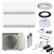 Daikin MultiSplit Comfora - 2x FTXP35N9 + 2MXM50A9 -  3,5 kW - ohne Montage Set - Wandkonsole MS253