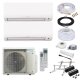 Daikin MultiSplit Comfora - 2x FTXP35N9 + 2MXM50A9 -  3,5 kW - ohne Quick Connect - Wandkonsole MS253