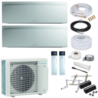 Daikin MultiSplit Emura - 2x FTXJ35AW/AS/AB  + 2MXM50A9 -...