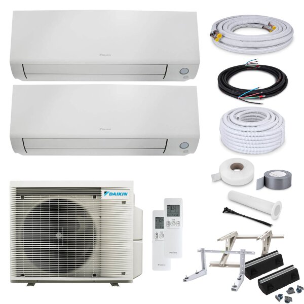 Daikin MultiSplit Perfera - 2x FTXM25A + 2MXM40A9 - 2,5 kW - ohne Montage Set - Wandkonsole MS253