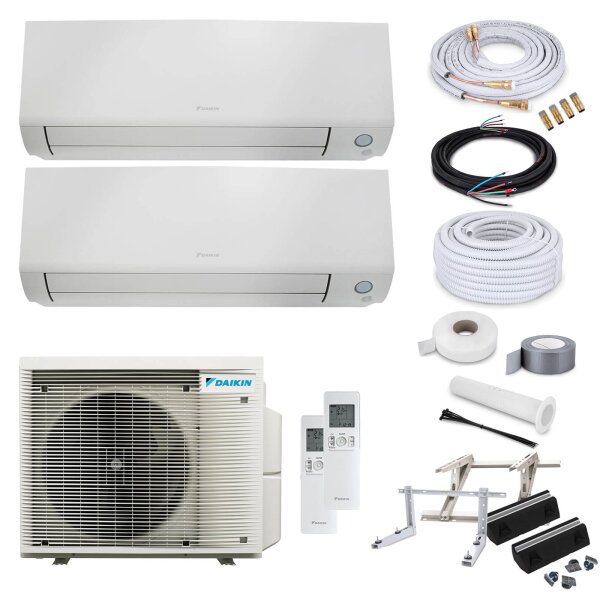 Daikin MultiSplit Perfera - 2x FTXM25A + 2MXM40A9 - 2,5 kW - ohne Quick Connect - Wandkonsole MS253