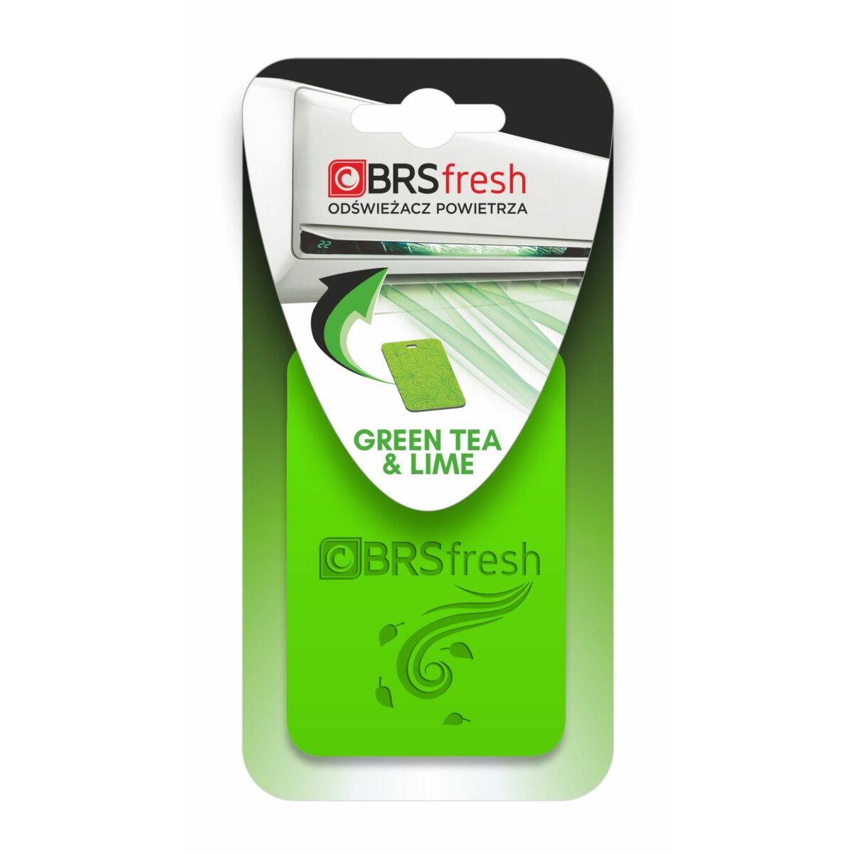 BRS-Fresh Duftanhänger für Klimaanlagen - Green Tea & Lime