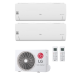LG MultiSplit Standard - 1x S09ET - 2,5 kW + 1x S12ET - 3,5 kW + MU2R15