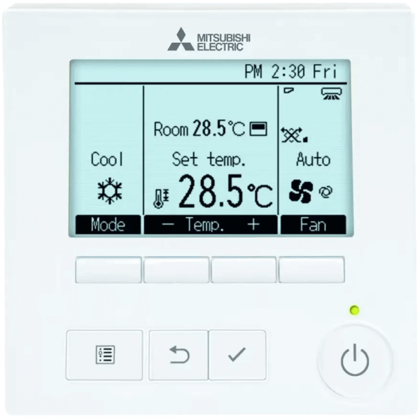 Mitsubishi - Kabelfernbedienung Deluxe - PAR-41MAA + MAC-497IF-E