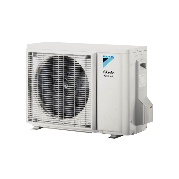 Daikin SkyAir Alpha-series - FFA35A9 + RZAG35A - 4-Wege - Deckenkassetten-Set - 3,5 kW -  Fully Flat Silber Blende - ohne Steuerung