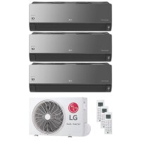 LG MultiSplit Artcool Mirror - 3x AC09BK + MU3R19 - 5,3 kW