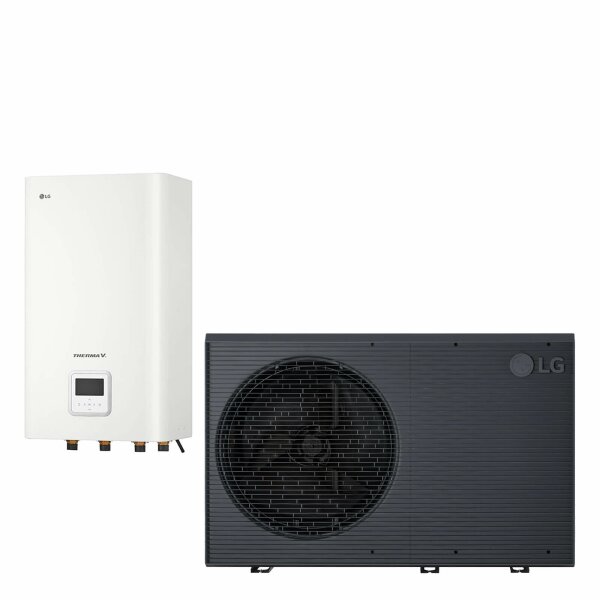 LG Wärmepumpe Therma V Monobloc R290 - HN1639HC + HM123HF - 3 Phasen - 12,0 kW