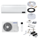 Samsung Klimaanlage Wind-Free Elite AR09CXCAAWKNEU/X R32 Wandgerät-Set 2,5 kW - 3 Meter - ohne Befestigung