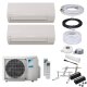 Daikin MultiSplit Sensira - 2x CTXF20C + 2MXF40A - 4,0 kW - ohne Montage Set - ohne Befestigung - ohne WiFi