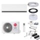 LG Klimaanlage Dualcool Premium Soft Air H12S1PA Wandgerät-Set 3,5 kW - ohne Montage Set - ohne Befestigung