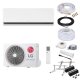 LG Klimaanlage Dualcool Premium Soft Air H12S1PA Wandgerät-Set 3,5 kW - ohne Quick Connect - ohne Befestigung