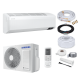 Samsung Klimaanlage Wind-Free Avant AR12TXEAAWKNEU/X R32 Wandgerät-Set 3,5 kW mit Quick Connect und Befestigung - 3 Meter ohne Befestigung