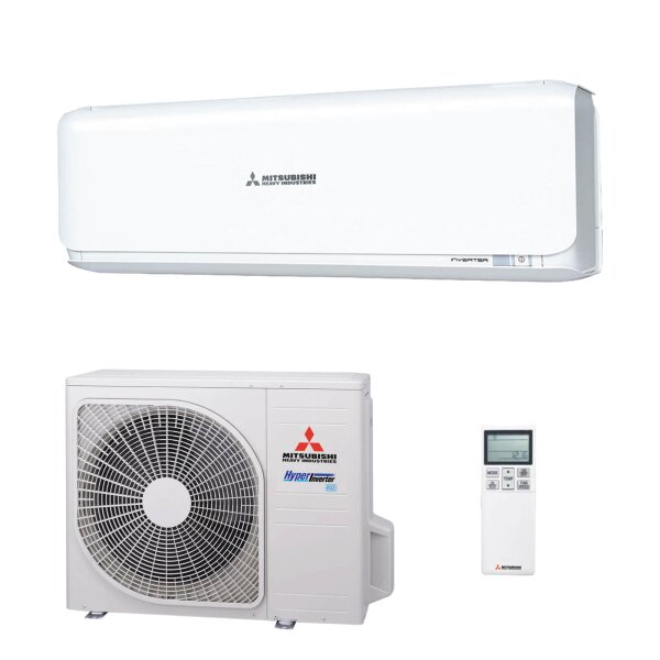 Mitsubishi Heavy Industries Diamond SRK35ZSX-WF Wandgerät-Set 3,5 kW - Pure White - ohne Montage Set - ohne Befestigung